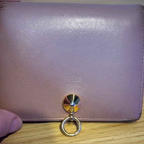 Fendi Blush Pink Leather Snap Wallet | Authentic | Priced for Condition - Picture 2 of 15